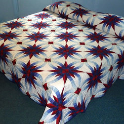 Amish Wedding Star Quilt - Beds