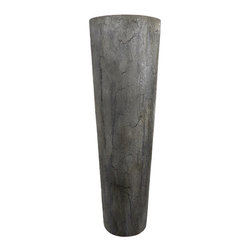 Antique Fiberglass Cone Planter - Products
