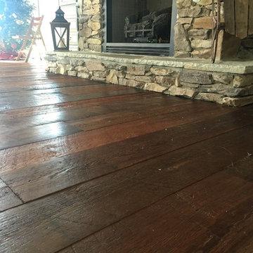 Reed Family Home - Original Face Heart Pine Flooring and Antique Hand Hewn Beams