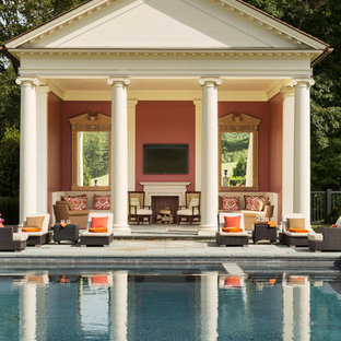 Greek Temple Pool House