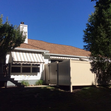 After. Landmark Pro Max Def Resawn Shake, Shingle Vent Hip Vent, Resawn Shake Mo