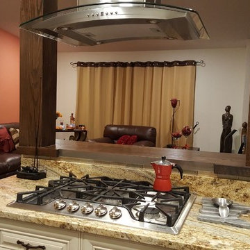 Spanish style kitchen inspired by local school