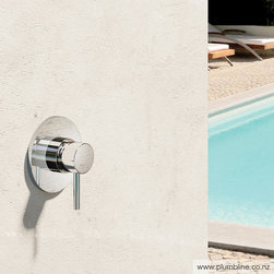 Waterline Outdoor Shower Mixer - Outdoor Showers