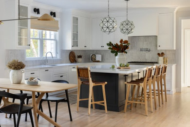 Inspiration for a modern kitchen remodel in New York