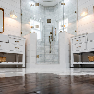 Downingtown Modern Farmhouse Master Bathroom