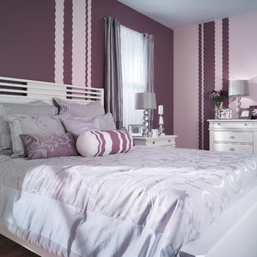 Shape Tape Purple bedroom
