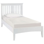 Bentley Designs - Hampstead White Painted Bed, Single - Hampstead White Painted Single Bed offers elegance and practicality for any home. Crisp white paint finish adds a contemporary touch to a timeless range guaranteed to make a beautiful addition to any home.