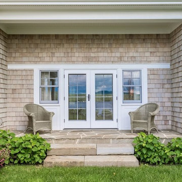 Cedar shingle on beach house