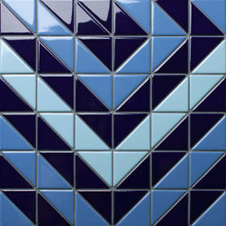 Artistic Pool Tile: Santorini Puzzle TR-SA-PZ - Mosaic Tile