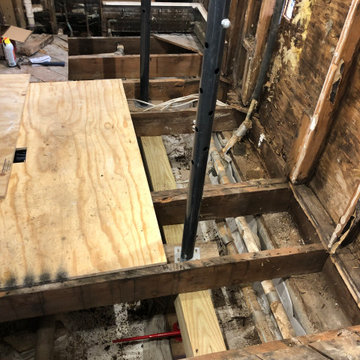Current Canton water damaged main floor and Bathroom renovation