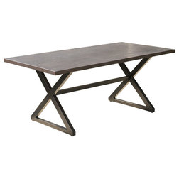 Industrial Outdoor Dining Tables by GDFStudio