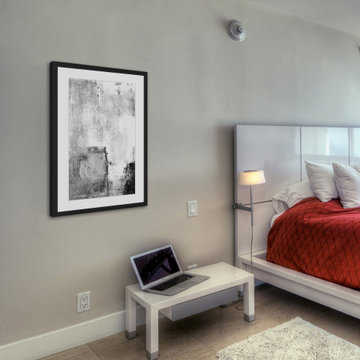 "Deeper Figure" Framed Painting Print