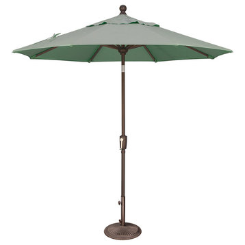 Catalina 7.5' Push Button Tilt Umbrella, Spa, Sunbrella Fabric