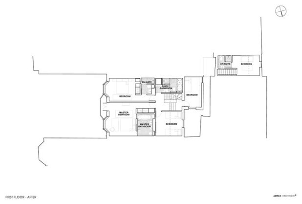 Transitional Floor Plan by Azman Architects