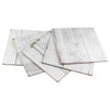 Silo Wood Porcelain Floor and Wall Tile, White, Case of 15