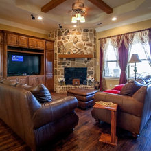 Porch Fireplace