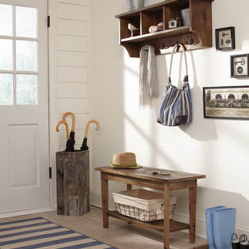 Handcrafted Coat Hook and Bench Set