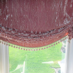 Krinkle Pink Velvet - Window Treatments