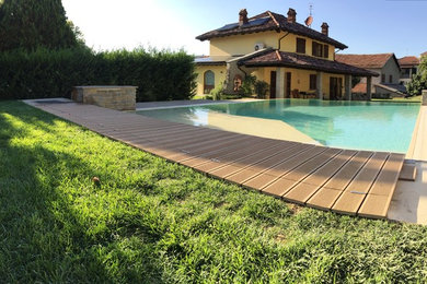 Ispirazione per una terrazza design