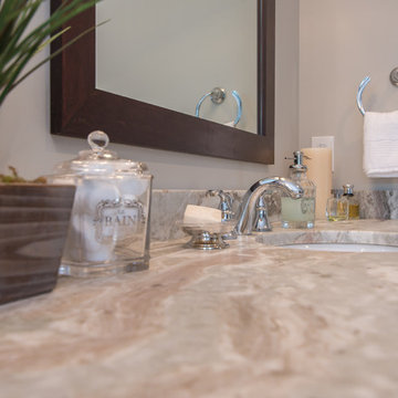 Open Contemporary Master Bathroom in Chantilly, VA
