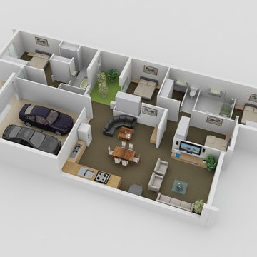 3D Floor Plan Design & Modeling Project Sample