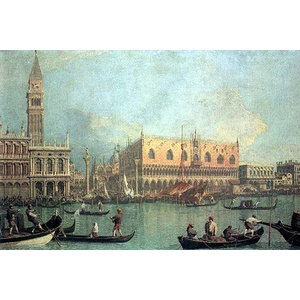 Return Of The Bucintoro Canvas Art By Canaletto Traditional Prints And Posters By Trademark Global
