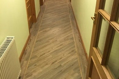 project flooring with design strip