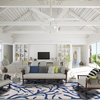 Sonesta 2037 Ivory and Blue Coral Rug, 5'x7'6"