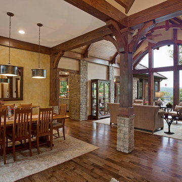 Mountain Craftsman Lake Home