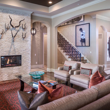 Living Room | New Construction | Design & Build | Spring Valley | Houston, TX