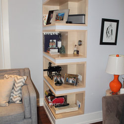 Corner Inset Shelves - Storage And Organization