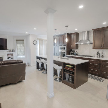 Dark Maple Custom Kitchen