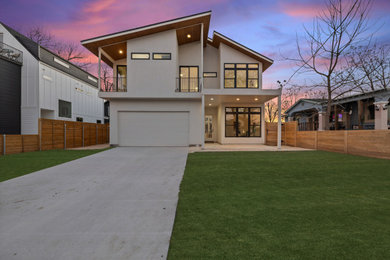 Trendy exterior home photo in Austin