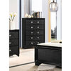 Coaster Penelope 5-drawer Contemporary Wood Chest in Black Finish