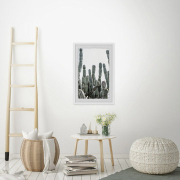 “Cactus Jungle II” Framed Painting Print