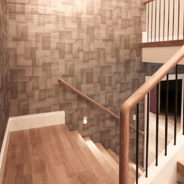 Project #81 | Modern Staircase with Integrated Seating