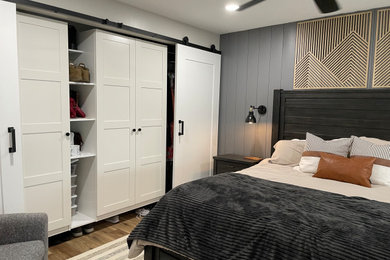 Bedroom - cottage master bedroom idea in Salt Lake City