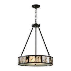 www.essentialsinside.com: coslada marble drum pendant - Pendant Lighting