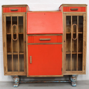 Deco Bureaux DisplayCabinet In Vintage Murano
