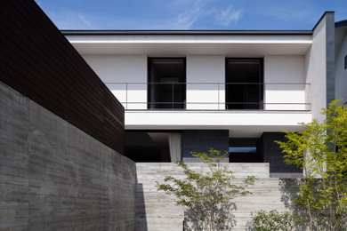 Inspiration for a modern exterior home remodel in Other