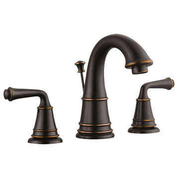 Design House 524579 Double Handle Widespread Bathroom Faucet - Oil Rubbed