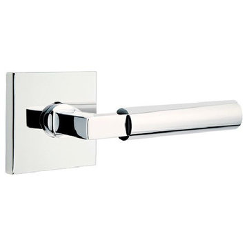 Hercules Left Hand Privacy With Square Rose, Bright Chrome