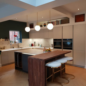 Wooden breakfast bar