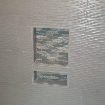 Guest Bathroom - Arizona Tile 12"x22" Grey Twist