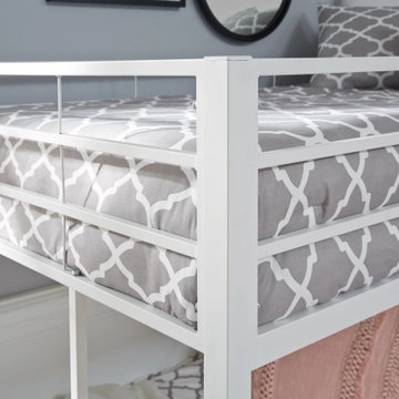 twin metal bunk bed