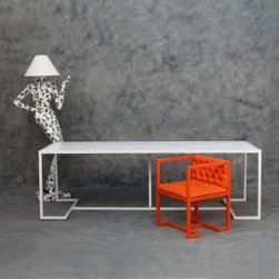 Alexa Chair Orange - Dining Chairs