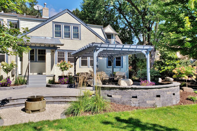 Inspiration for a contemporary patio remodel in Minneapolis