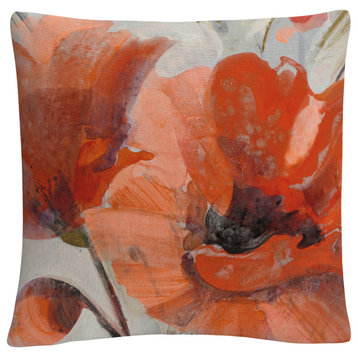Albena Hristova 'Popping' Decorative Throw Pillow