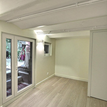 Rénovation totale d'un sous-sol en appartement en vue de sa location
