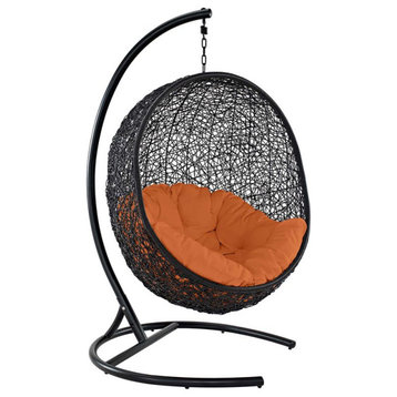 Afuera Living Patio Swing Chair in Orange